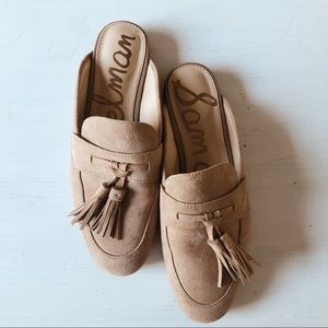 Sam Edelman Suede Paris Tassel Mules